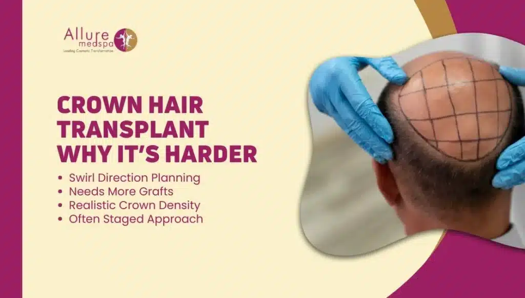 Crown Baldness Hair Transplant: Why the Crown Is Harder (Realistic Results)